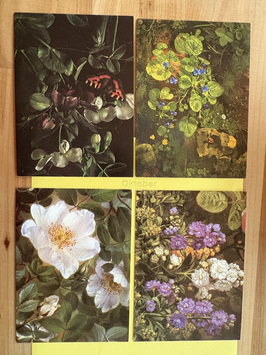 Cartoline postali: 4 AK mit Blumen Motiv – Usato da Rümlang venduto da Kartenpost1