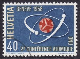 SBK-Nr. 338 (Atomkonferenz 1958) gestempelt
