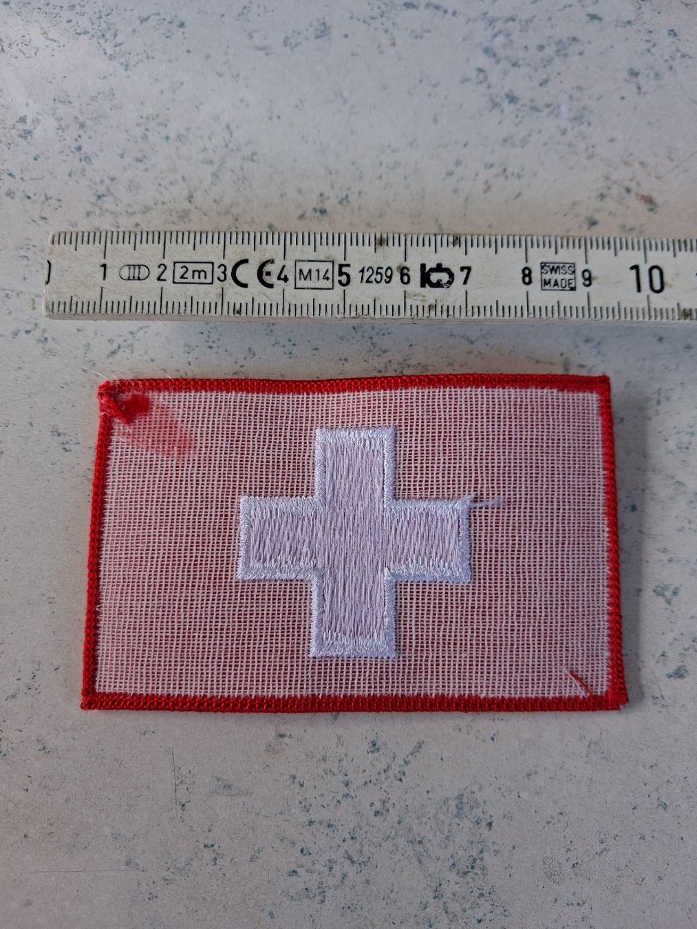 Schweizer Armee Toppe: Schweizer Flaggen Patch Aufnäher – Nuovo (secondo la descrizione) da Derendingen venduto da Nellino01 1