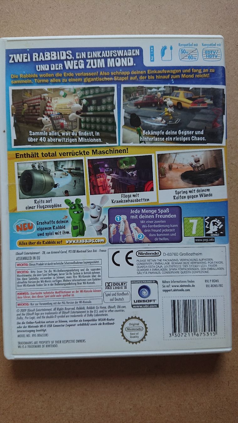 Giochi: Rabbids Go Home Wii -  – Usato da Chur venduto da FreakofRarity 1