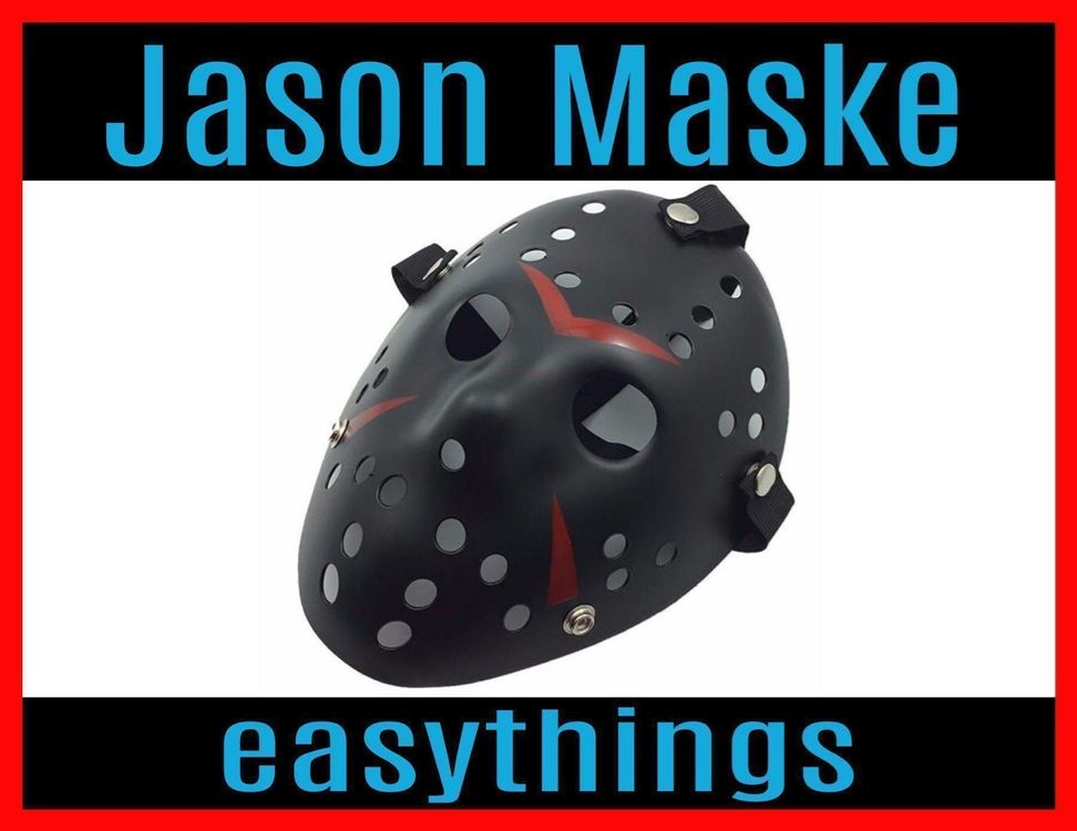Jason Voorhees Maske Schwarz Black Noir Kaufen auf Ricardo