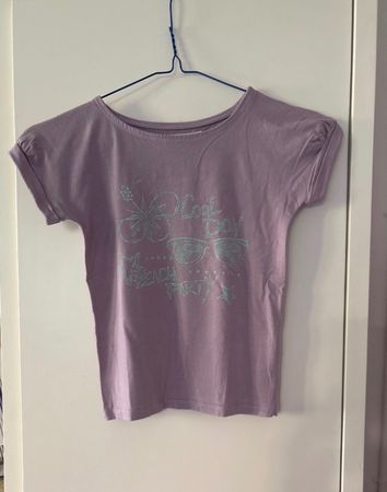 “Trois Zen fantS “: Violet T-shirt  Gr.6
