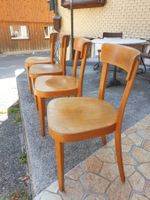 4 × schöne Beizenstühle