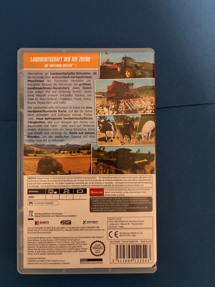 Jeux: Landwirtschafts- Simulator 20 – D'occasion à Pfaffnau par Lenory 1