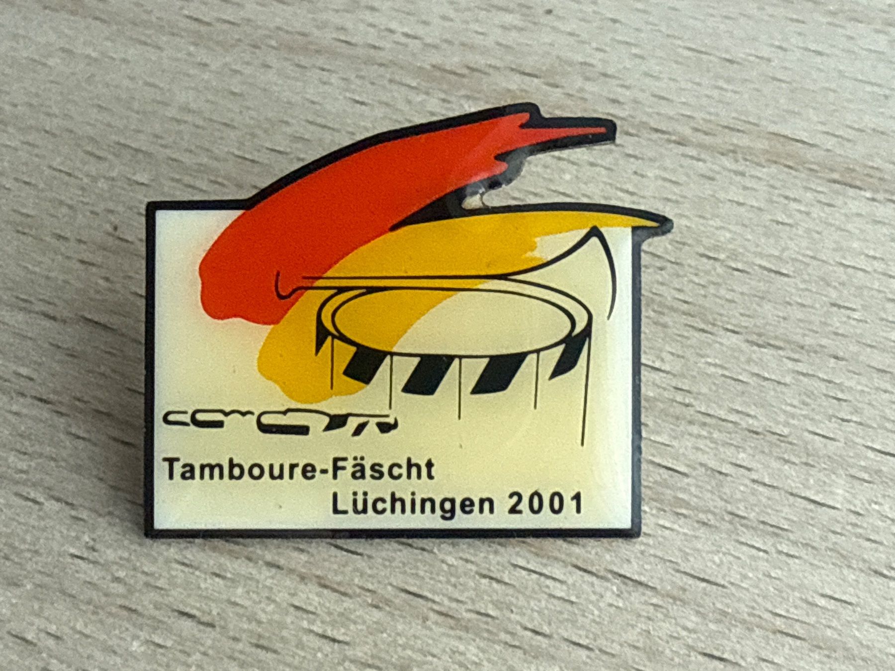 Plaquettes & Badges: Pin Tamboure-Fäscht Lüchingen 2001 – D'occasion à Glattbrugg par Schweigmatt