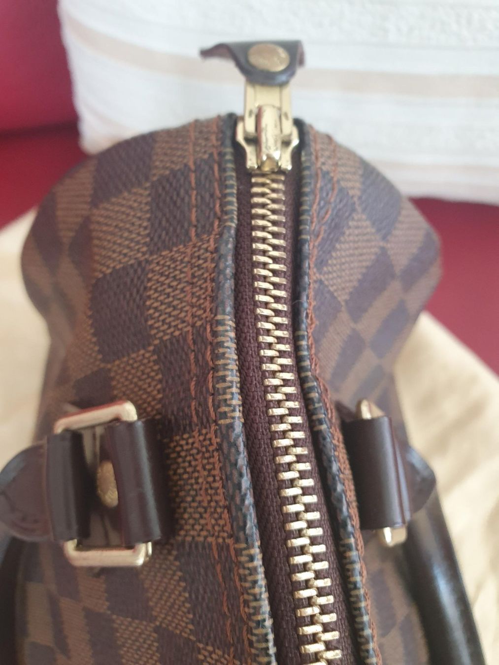 Louis Vuitton Borse: Luis Vuitton (Original) Speedy 25 Damier Ebene Canvas – Usato da Zürich venduto da Luxury79 3