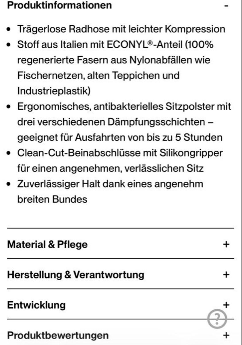 Pantaloni: Ryzon Damen Radhose Grösse S – Nuovo (secondo la descrizione) da Bern venduto da yaelle_k 5