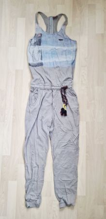 Cooler Damen Jumpsuit von Brunotti Gr. M Grau Blau