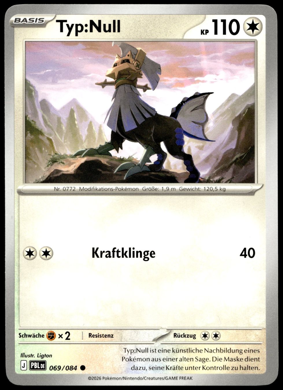 Pokémon Sammelbilder & Trading cards: Typ:Null (PBL DE 069/084) – Gebraucht aus Affoltern am Albis von Chiesa_5