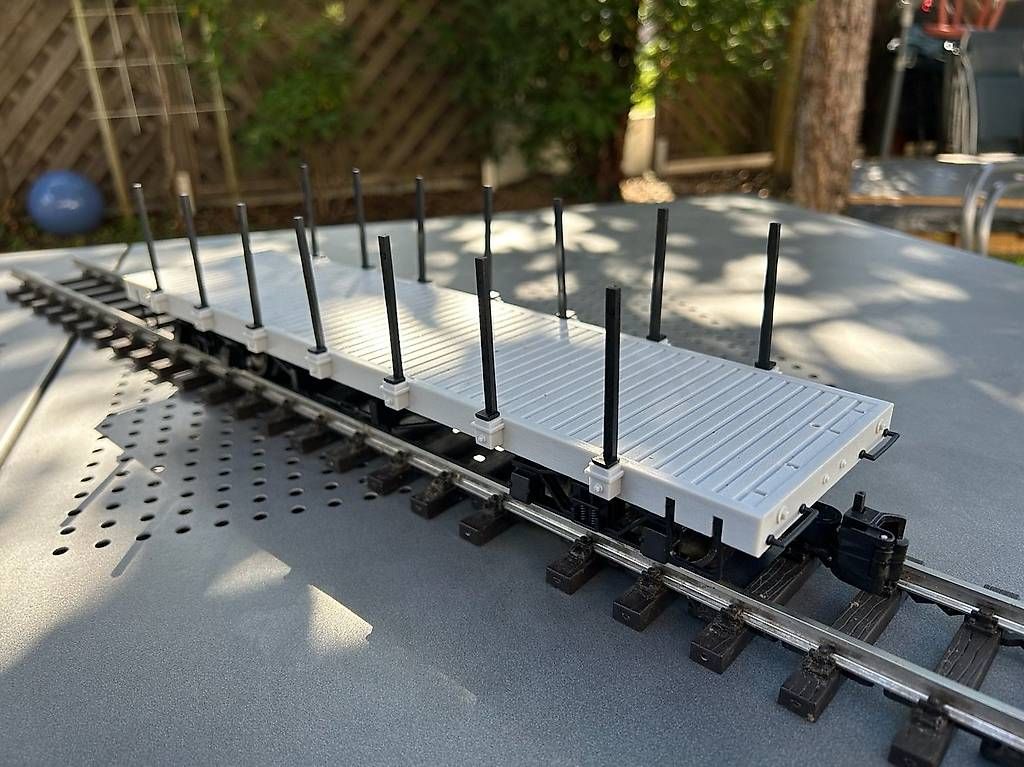 Modellini di ferrovie: Bachmann Flachwagen – Nuovo e nell'imballaggio originale da Mumpf venduto da lok01 3