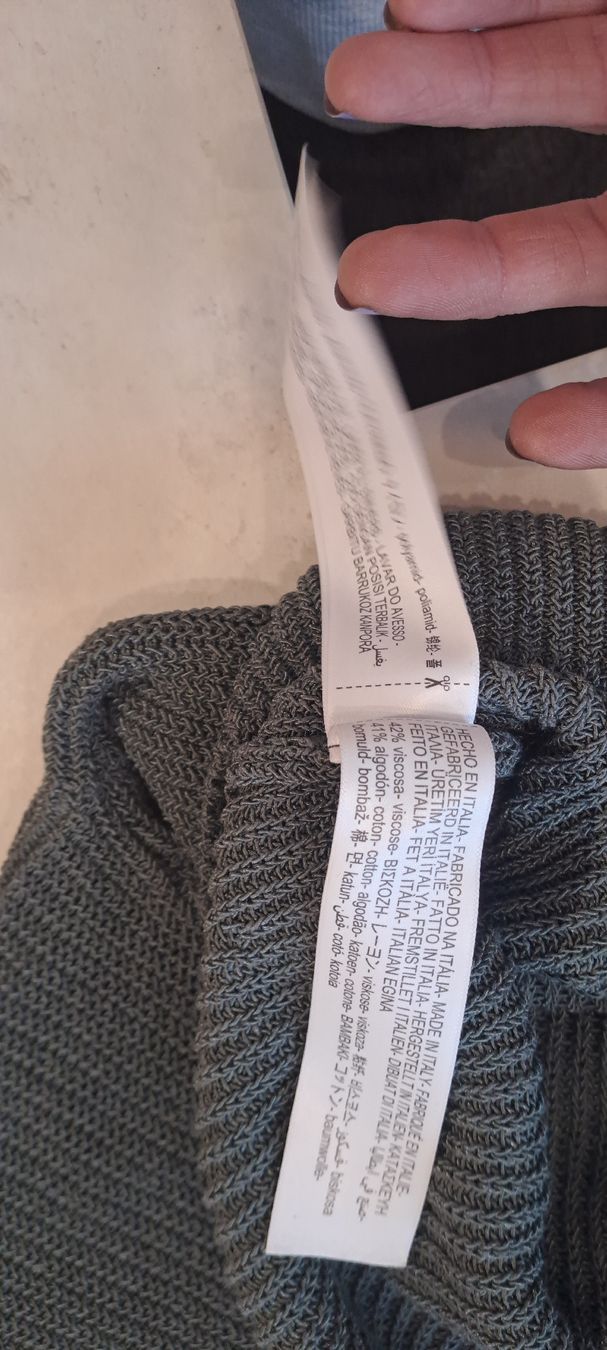 Massimo Dutti Maglioni & Felpe: Massimo Dutti Strickpullover, Gr. S, graublau/graugrün – Usato da Düdingen venduto da Anthelia 6