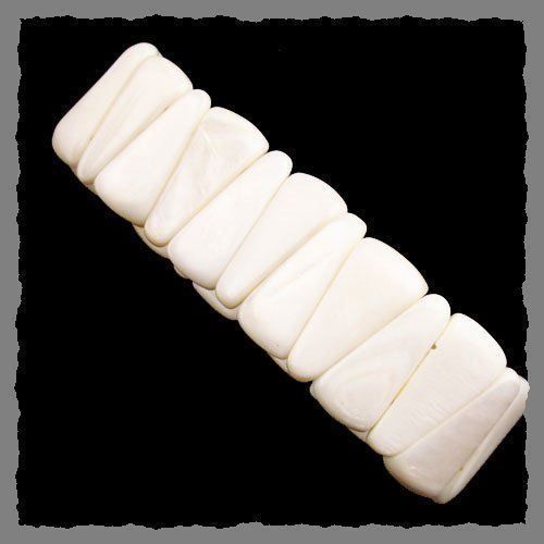 Bracciali & Braccialetti: Mutter der Perle Shell Stretch Armband – Nuovo e nell'imballaggio originale da Oberglatt ZH venduto da Goldfee1 1