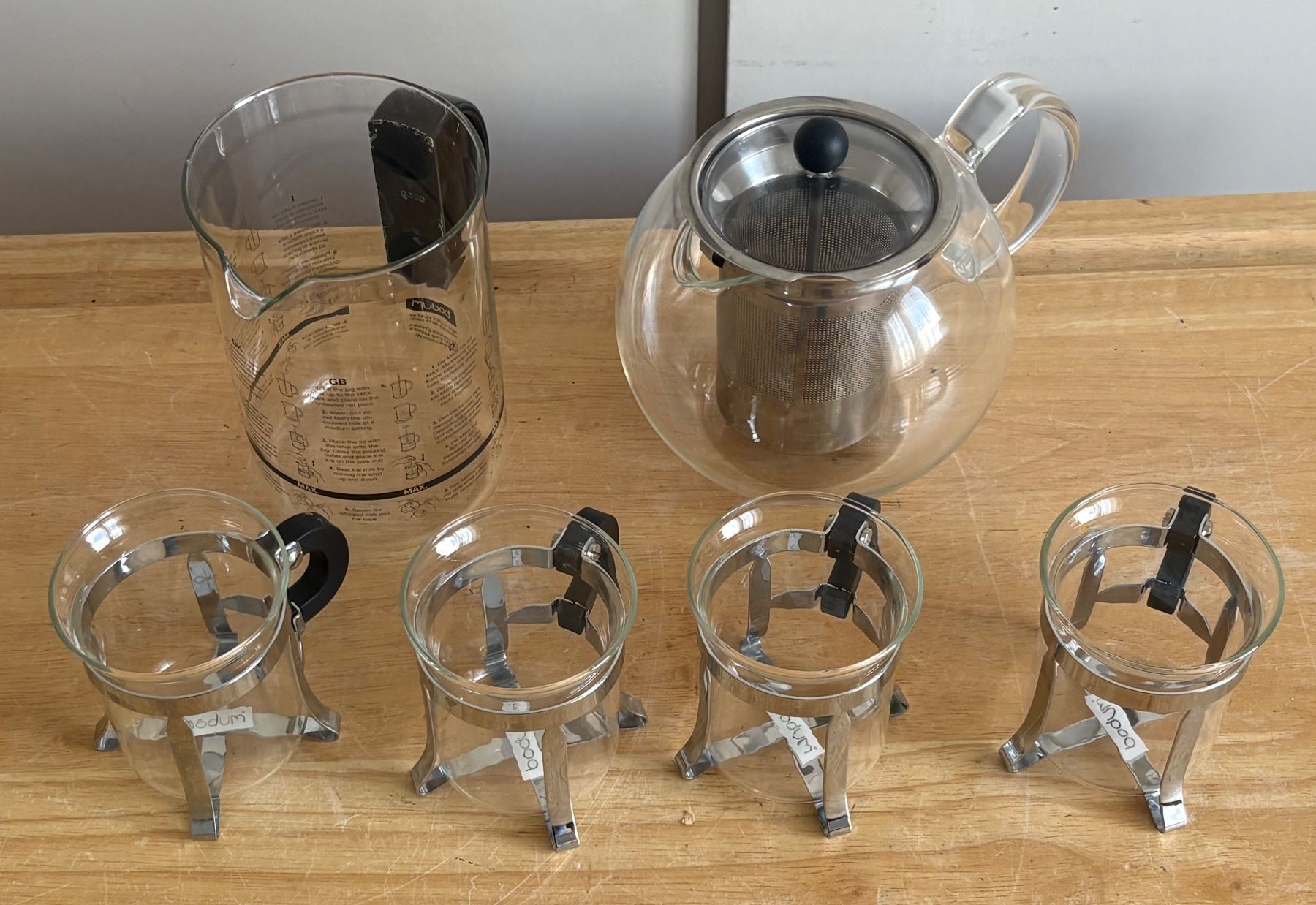 Bodum Teiere: Bodum Tee- und Kaffeekannen Set mit Gläsern – Nuovo (secondo la descrizione) da Frick venduto da Rukki