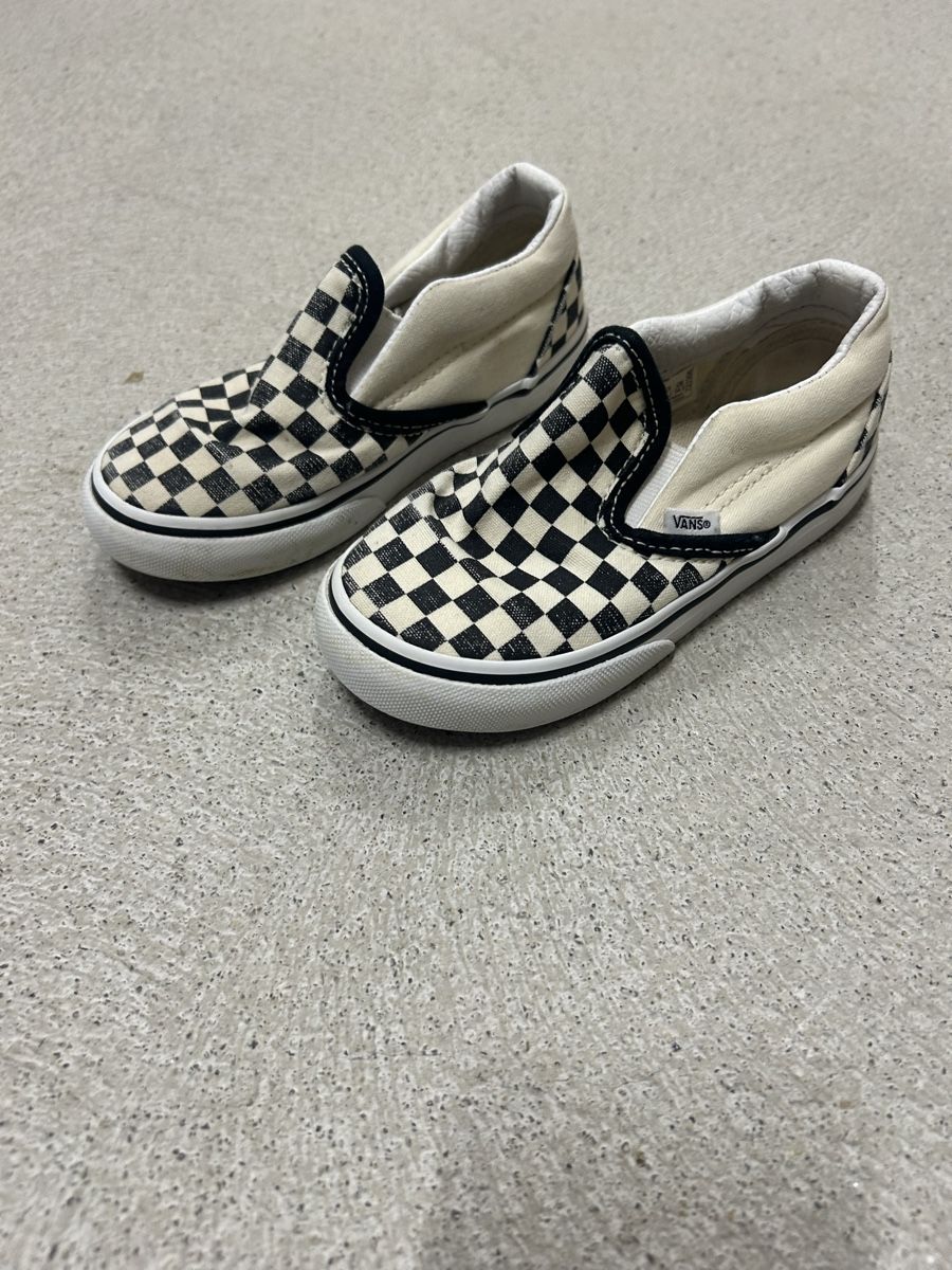Vans Scarpe per ragazzi: Vans Slip-On Checkboard schwarz weiss Grösse 25 – Usato da Zollikon venduto da JuRock 3