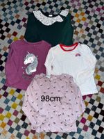 Set of four wonderful long sleeve tops - size 98cm