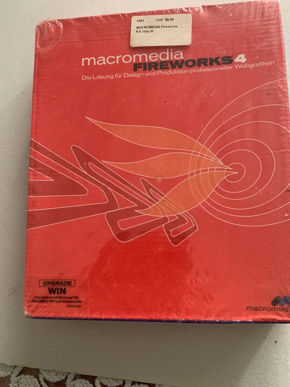 Software: Originalverpackt: Macromedia Fireworks 4, Rarität! – Usato da Emmen venduto da newdeal1970