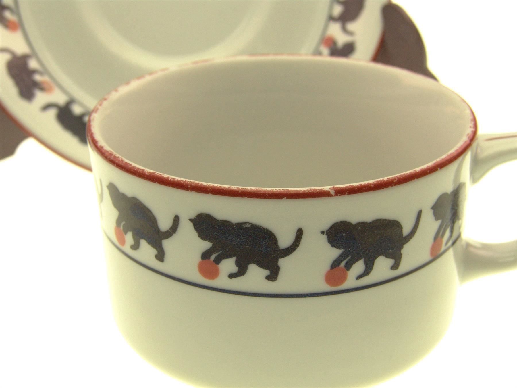 Set di piatti: Kindertasse mit Teller Katzen 1944 – Usato da Schmitten FR venduto da fliessigs_Biendli 4
