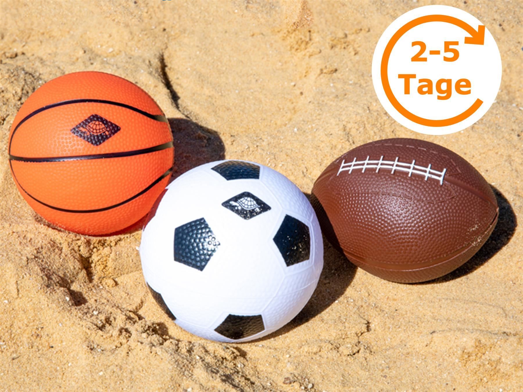 Palloni: Mini Ball-Set, 3-teilig, je 11 cm, 50 gr – Nuovo e nell'imballaggio originale da St. Gallen venduto da cointec