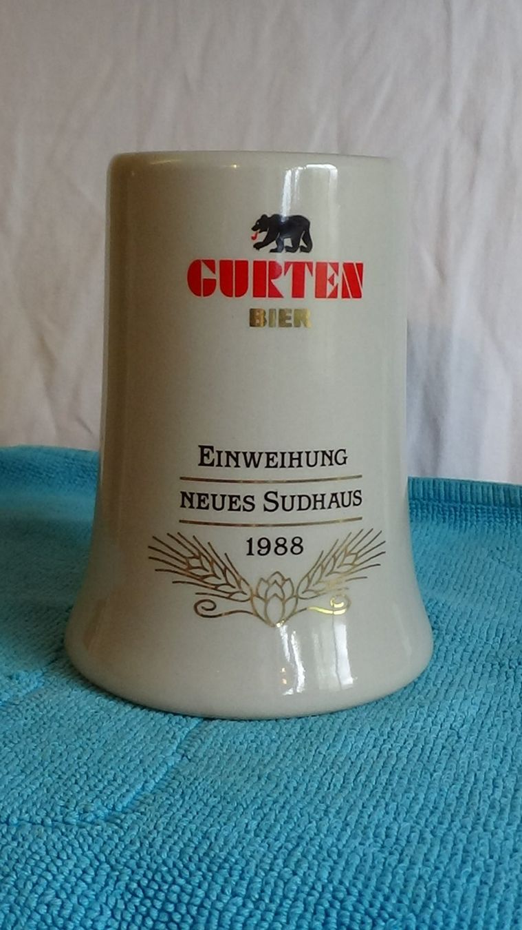 Bicchieri: Bierkrug Gurten Bier – Usato da Wiedlisbach venduto da Bobesch10