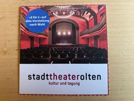 Gutschein 2 für 1 Stadttheater Olten