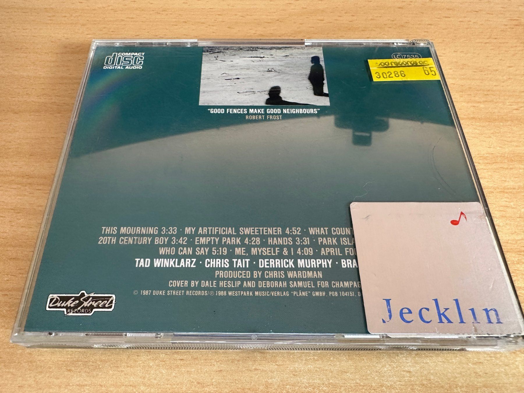 CD: Chalk Circle – Mending Wall – Usato da Rikon im Tösstal venduto da Alpenmutz 1