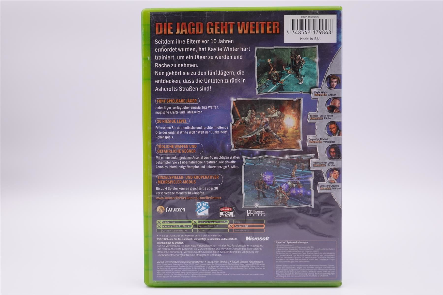 Microsoft Spiele: Hunter the Reckoning Redeemer (XBOX) – Gebraucht aus Herisau von ZelliZone 1