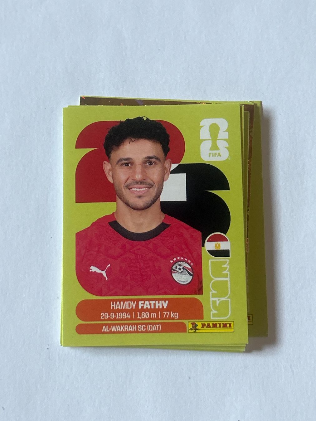 Panini Carte collezionabili: Panini WM 2026 Sticker - Fathy EGY 12 – Nuovo (secondo la descrizione) da Troistorrents venduto da sim_d75d