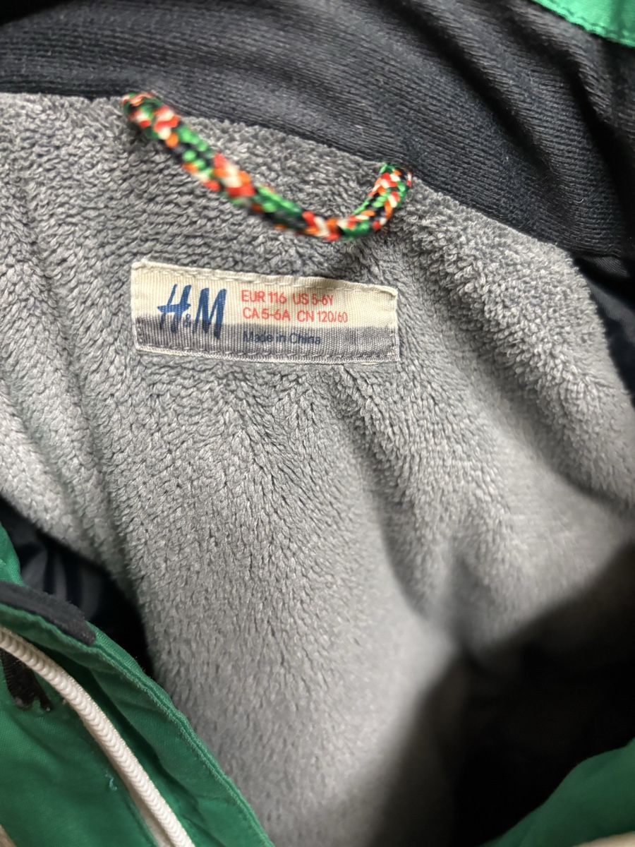 H&M Giacche & Cappotti: H&M Winter Jacket Green Size 116 – Usato da Windisch venduto da bymarikaa 1