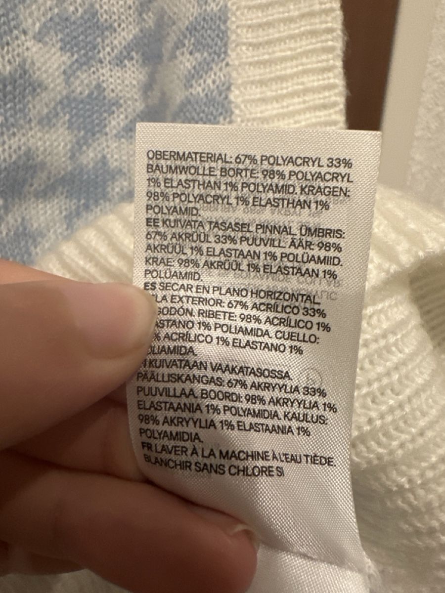 H&M Maglioni & Felpe: Pullunder Divided H&M hellblau weiss Grösse S neuwertig – Nuovo (secondo la descrizione) da Reinach BL venduto da wen_7bl7 2