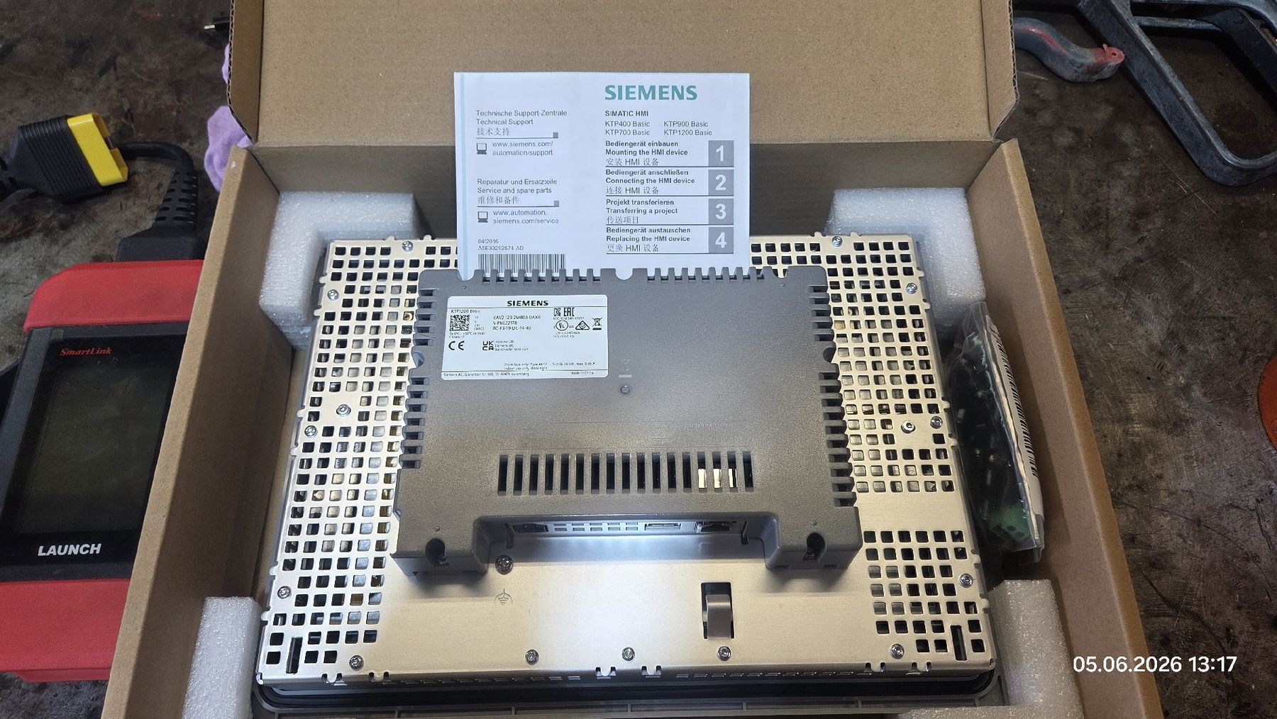 Monitor: Siemens 6AV2123-2MB03-0AX0 simatic hmi touch – Nuovo e nell'imballaggio originale da Bättwil venduto da McG_24 1