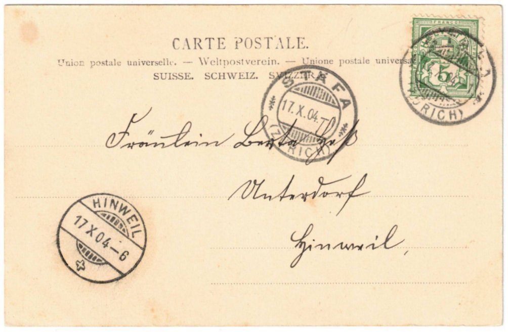 Cartoline postali: Zürich - Dolder mit Standseilbahn – Usato da Binningen venduto da Mountainrider 1