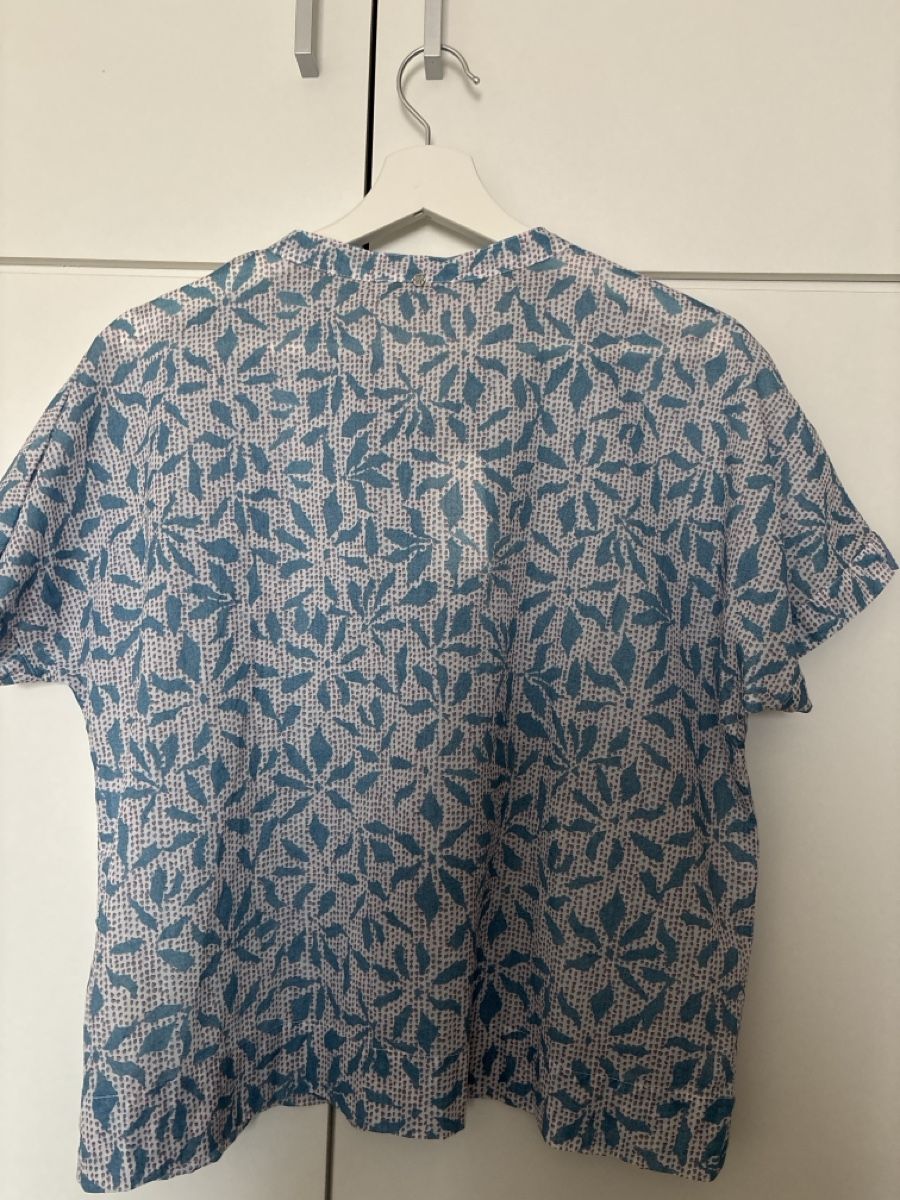 Nile Blusen: Nile Bluse  Grösse S Weiss Blau – Neu (gemäss Beschreibung) aus langenthal von rundholz7 3