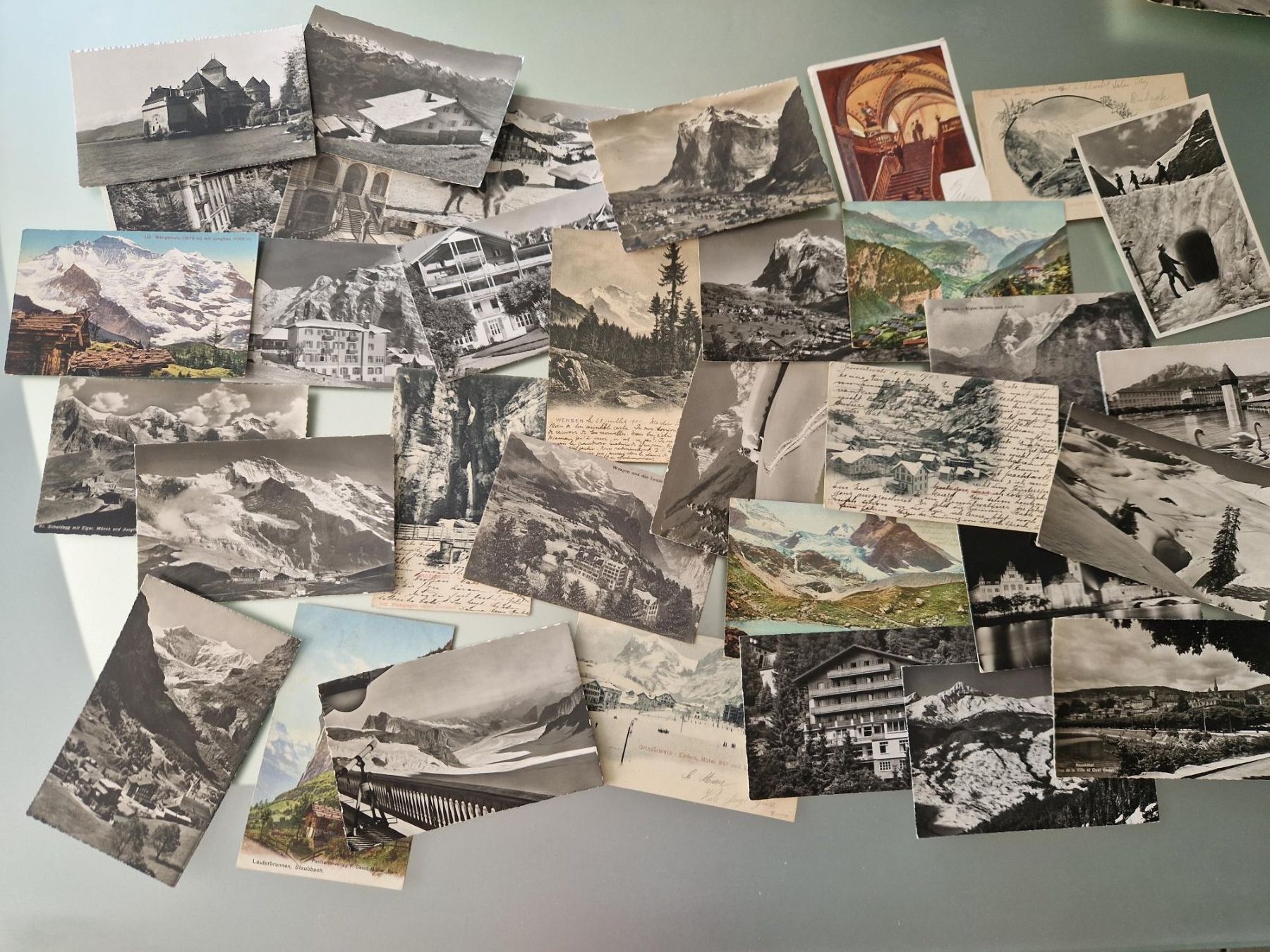 Cartoline postali: Alte Ansichtskarten Konvolut ca.100 Stk. Schweiz – Usato da Büetigen venduto da philat 2