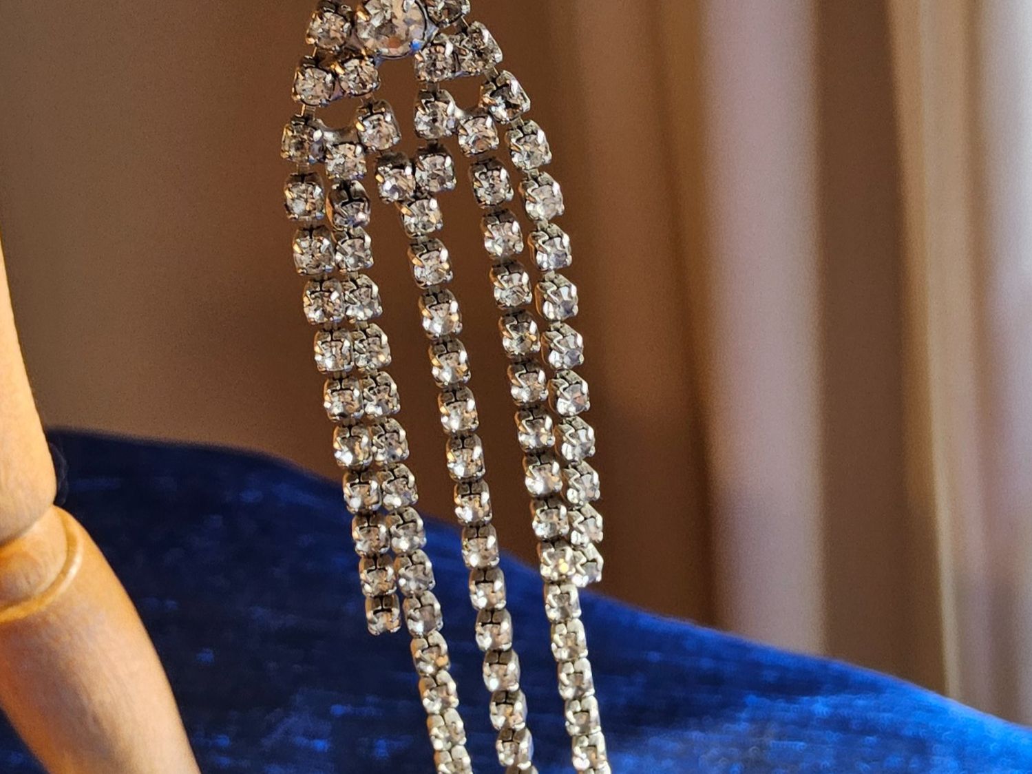 Orecchini pendenti & Orecchini a lobo: Vintage elegante Strass Ohrhänger – Usato da Zürich venduto da helsan 5