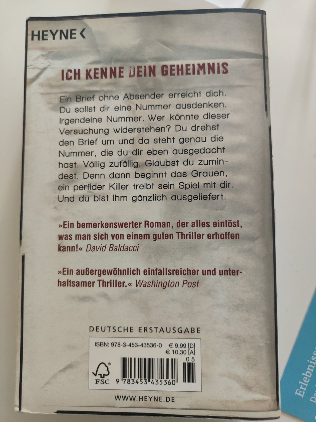 Bücher: John Verdon Die Handschrift des Todes Roman – Gebraucht aus Möriken AG von ste_sdp9 1