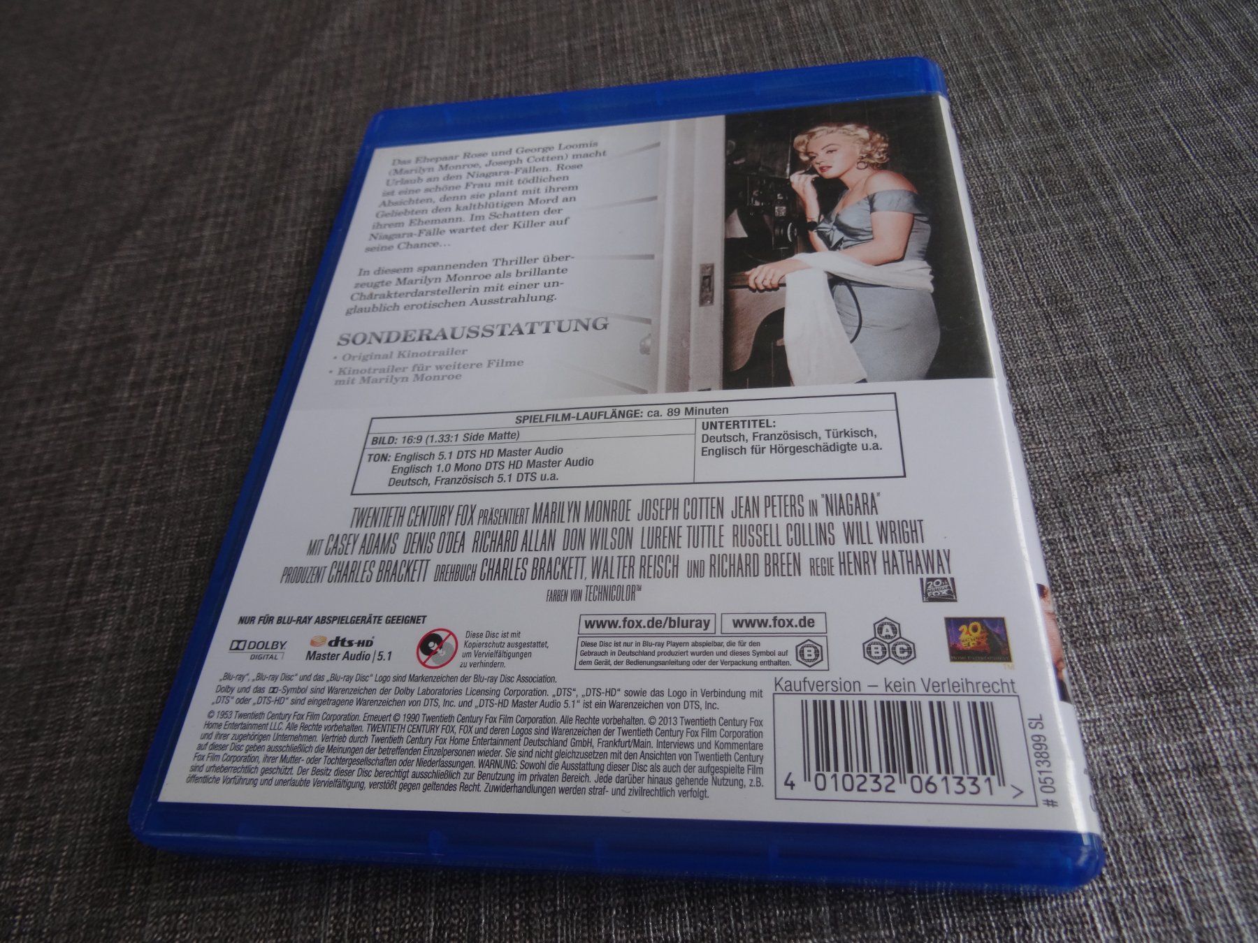 Tutti i DVDs: Marilyn Monroe Film Niagara Blu-ray – Usato da Olten venduto da Disc-Verkauf 2