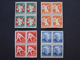 Pro Juventute 1932 Postfrisch** 4er Blöcke   B2907Y