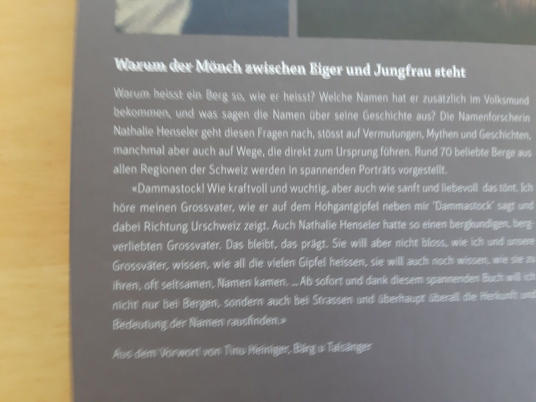 Libri: Gipfelgeschichten - Schweizer Berge - Namensherkunft! – Usato da Rotkreuz venduto da nigal 1