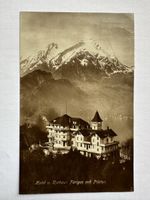 Postkarte 1919 - Fürigen mit Pilatus - tolle 7.5 Rp Frankatu