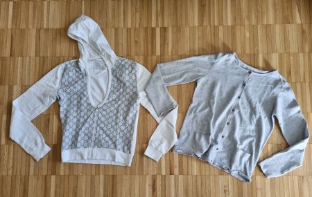 Kleiderpaket: 2 Pullover/Jäggli - Gr.M