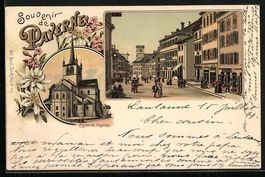 Litho Payerne, Eglise de Payerne, Strass