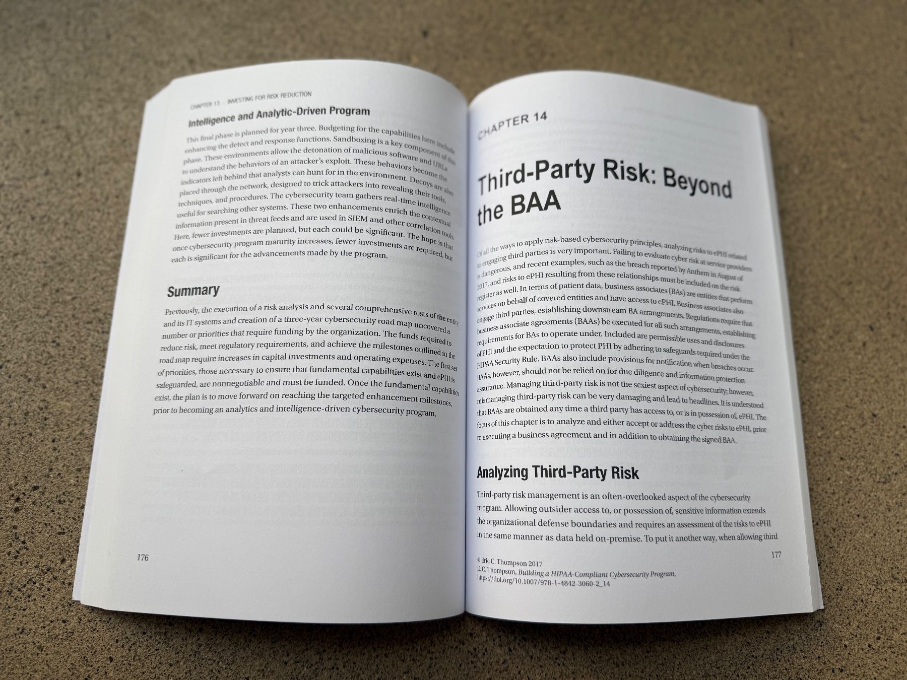 Libri: Building a HIPAA-Compliant Cybersecurity Program – Usato da Basel venduto da ZBSL 2