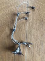 Silberne Glocken-Kette, Vintage, Boho Style,