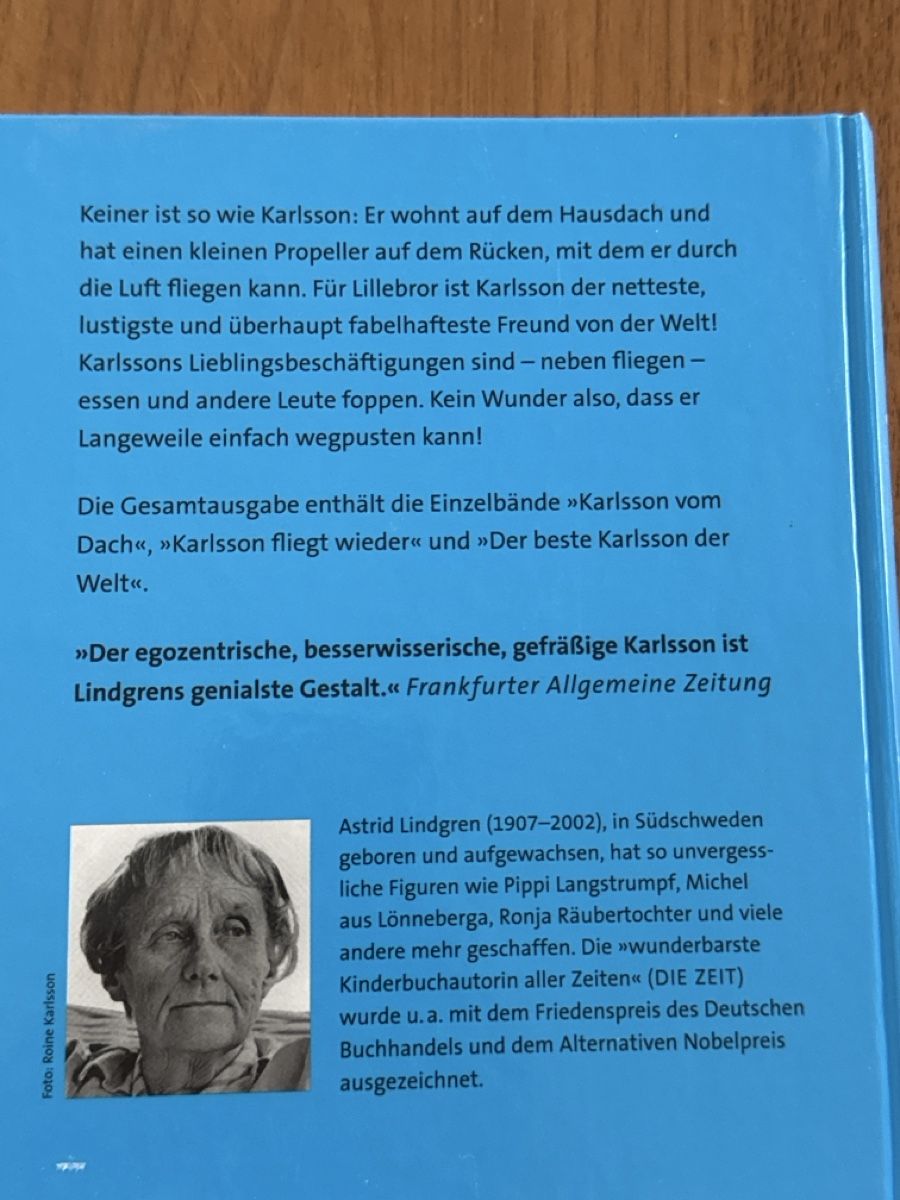 Libri: Astrid Lindgren Karlsson vom Dach – Usato da Hagendorn venduto da KALU27 1