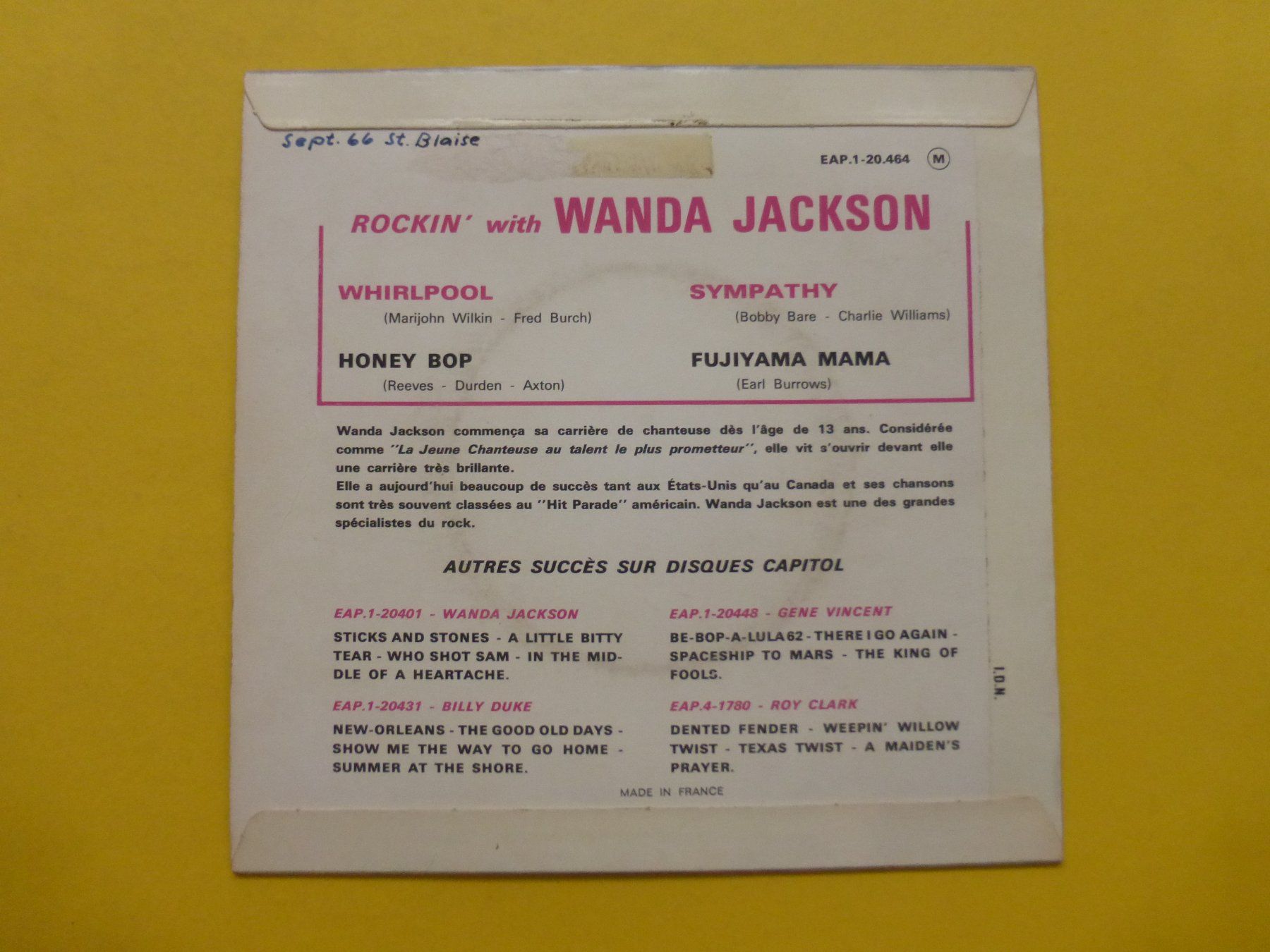 Dischi in vinile: Wanda Jackson – Rockin' With Wanda – Usato da Zürich venduto da Swiss57 1