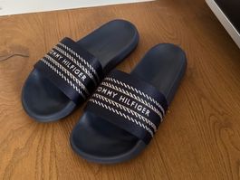 Tommy Hilfiger Sandalen/Badeschuhe Dunkelblau Gr. 40