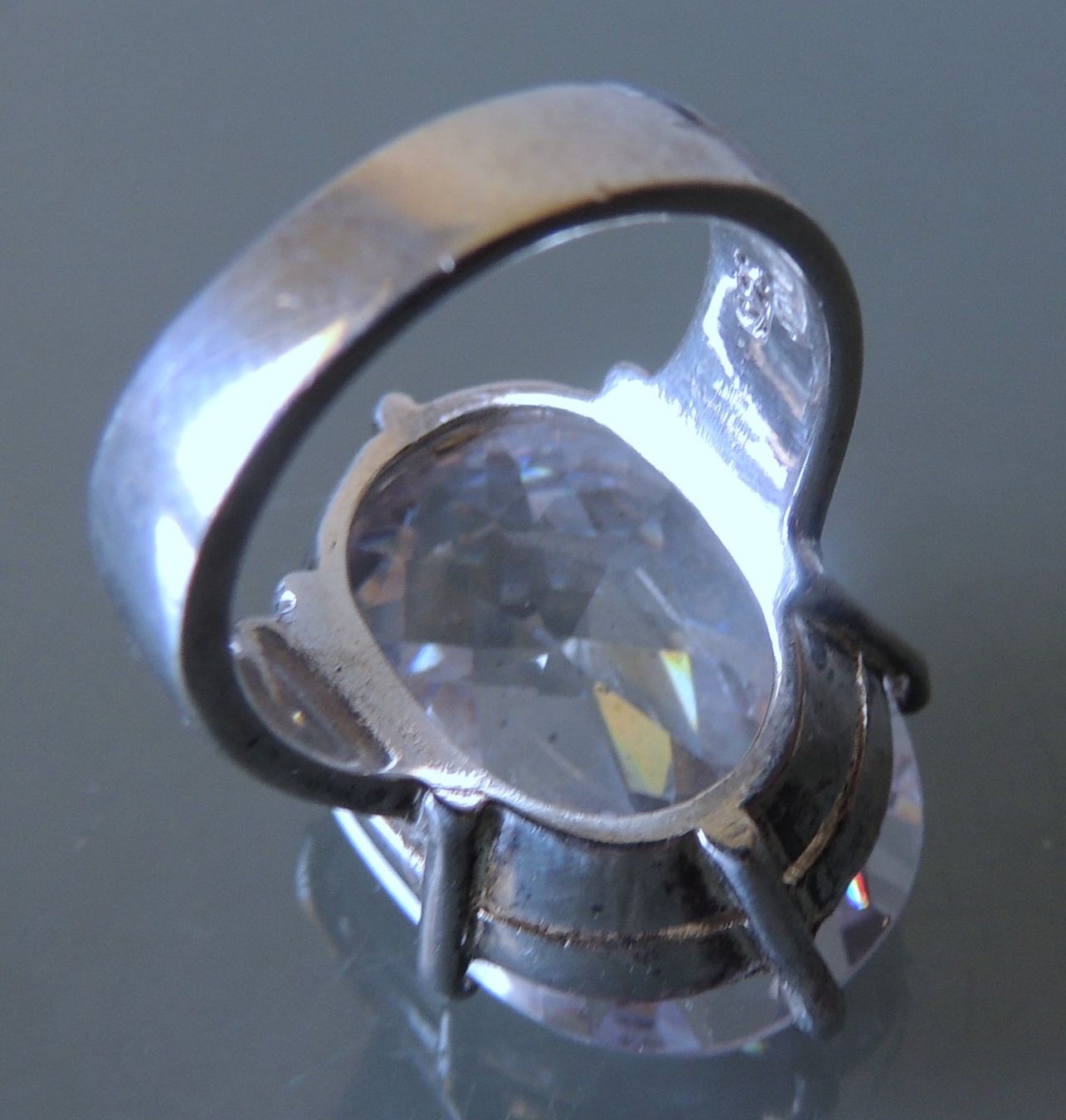 Anelli: Silber 925 Zirkonia Statement Fingerring Gr. 56 – Usato da Waldenburg venduto da schaller707 4