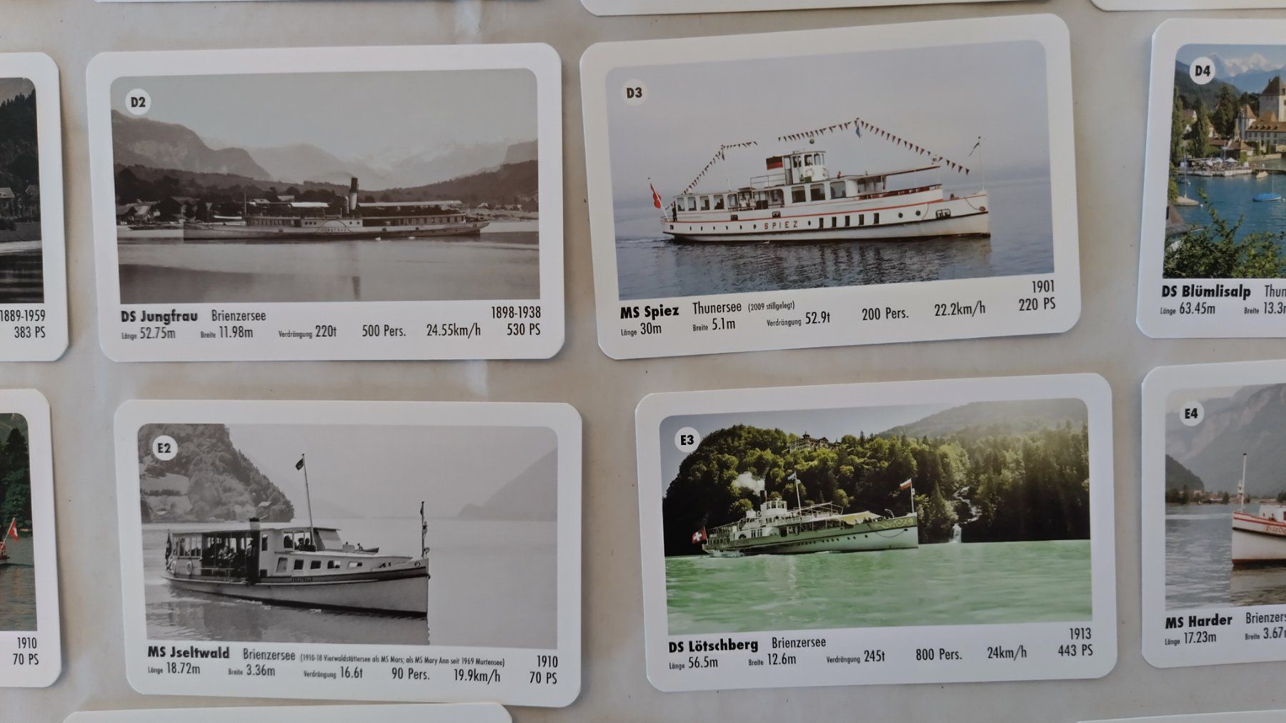 Giochi: Quartett Thunersee - Brienzersee ab Fr. 8.- / 36 Karten – Usato da Bellach venduto da JingleJerry 8