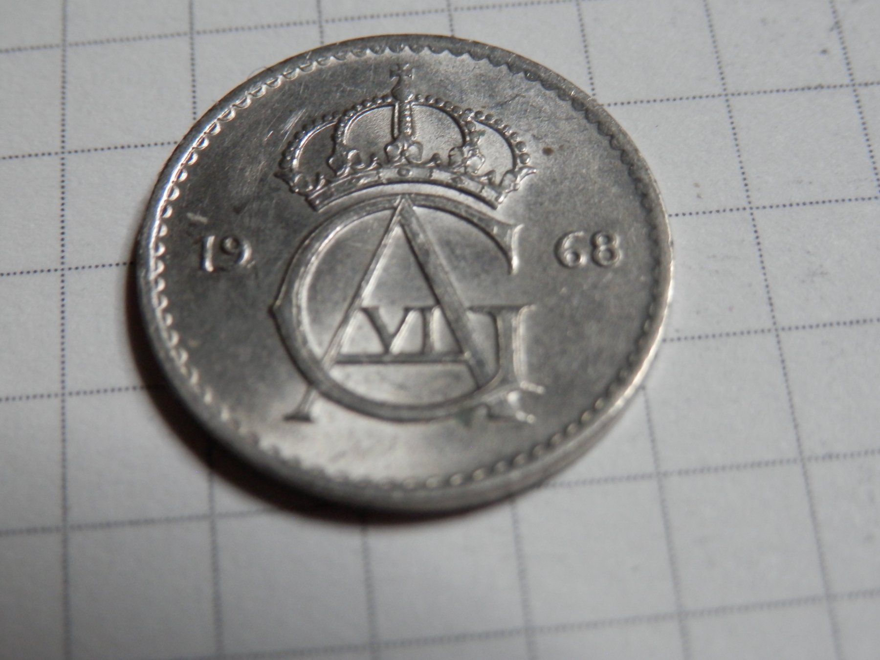 Tutti le monete: Schweden  10 Öre, 1968 – Usato da Weiach venduto da weiach81