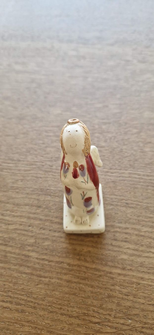 Statuette: Ange en céramique – Usato da Münchenbuchsee venduto da capa2014 1